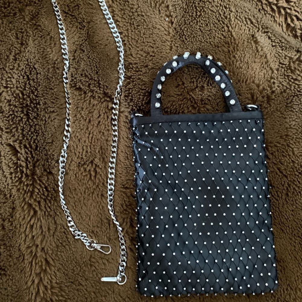 Zara - Crystal Bag - Black